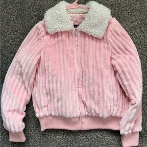 UGG Cozy Pink Women’s Jacket with Sherpa Collar